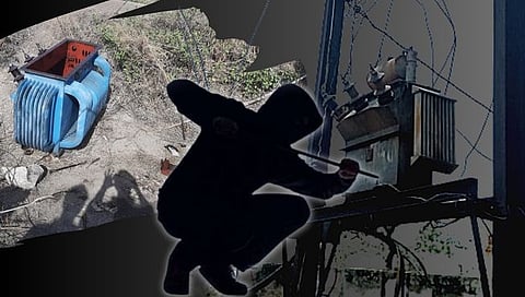 नाशिक : चक्क वीज कंपनीचा रोहित्रच चोरीला; अर्धे गाव अंधारात