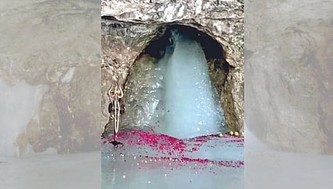 अमरनाथमध्ये हिमलिंग संपूर्ण आकारात प्रकटले