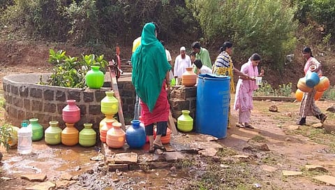 विशाळगडावर पाणी इंचाई