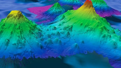 Volcanoes under sea