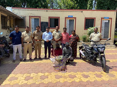 पुणे: शेतातील मोटार केबल चोरांच्या मुसक्या आवळल्या, ओतूर पोलिसांची यशस्वी कामगिरी