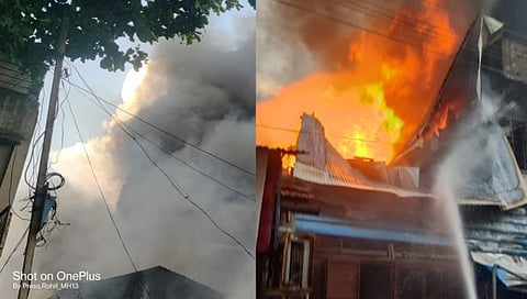 कोल्हापूरमध्ये अग्नितांडव! छ. शिवाजी चौकातील दुकानाला भीषण आग
