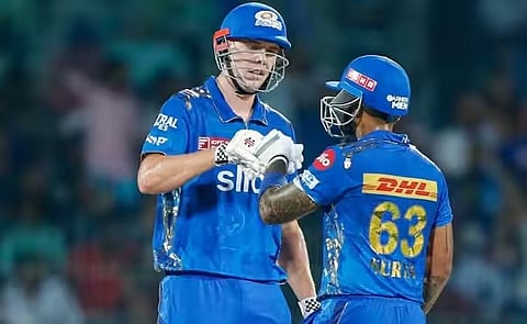 MI चा डाव फिफ्टीविना अपूर्ण! IPL Playoff मध्ये नवा विक्रम