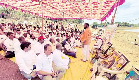 मुळशी धरणग्रस्तांसाठी जलतरण आंदोलन