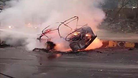 महिला प्रवाशाचा होरपळून मृत्यू