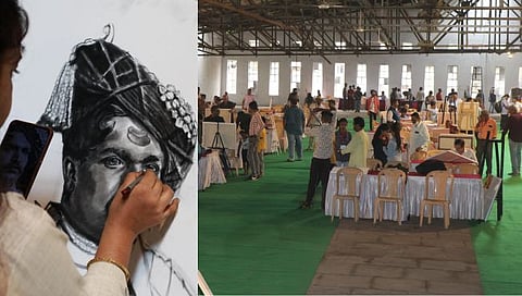 कोल्हापूर : शाहू मिलमध्ये उद्या चित्रशिल्पकार प्रात्यक्षिकांतून करणार लोकराजाला अभिवादन