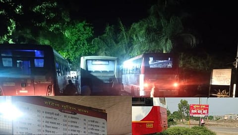 सांगली : नागज फाटा येथे जेवणासाठीचा अनाधिकृत एस.टी.बस थांबा कधी होणार बंद?