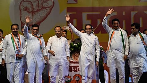 MVA rally : मुबंई तोडण्याचा प्रयत्न करणाऱ्यांचे तुकडे करु; उद्धव ठाकरेंचा इशारा