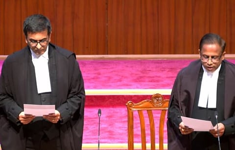 सर्वोच्च न्यायालयात दोन न्यायमूर्तींनी घेतली शपथ