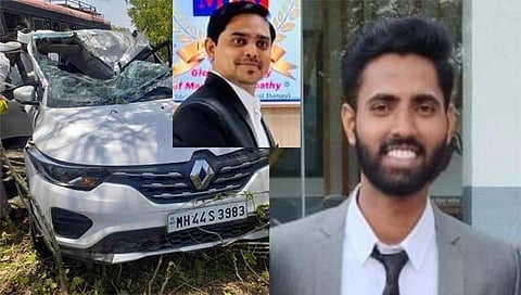 बीड: आरोग्य शिबिराहून परतताना कारला अपघात: दोन डॉक्टरांचा मृत्यू