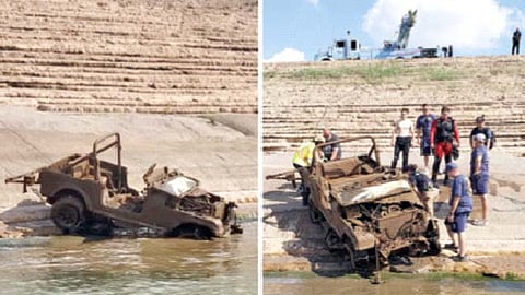 माशाऐवजी जाळ्यात अडकली जीप!