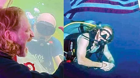 पाण्याखाली 93 दिवस राहून परतला वैज्ञानिक