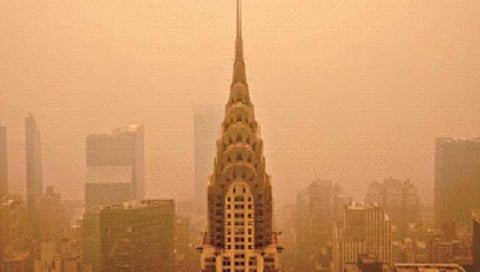 कॅनडाच्या वणव्याचा परिणाम न्यूयॉर्कवर; आकाश झाले नारिंगी