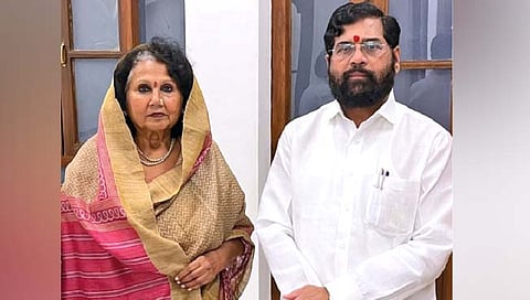 सातारा : राजमाता मुख्यमंत्र्यांना भेटल्या