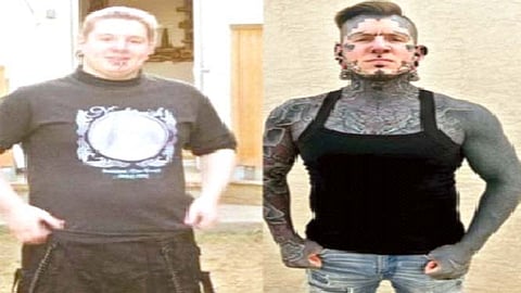 78 लाखांचे टॅटू मिरवणारा अवलिया!