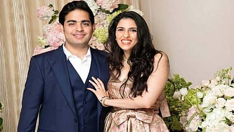 आकाश आणि श्लोका अंबानी