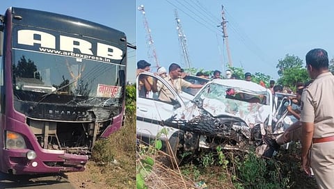 Chandrapur Accident : चंद्रपूर जिल्ह्यात भिषण अपघात; सहा ठार