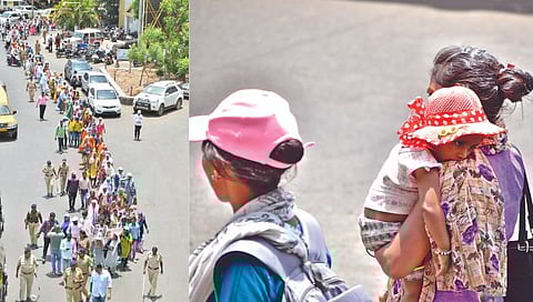 बिऱ्हाड आंदोलन(छाया-हेमंत घोरपडे)