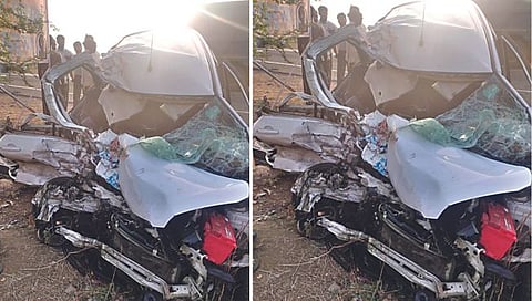 नाशिक : सटाण्याजवळ ट्रकच्या धडकेत काका-पुतण्याचा मृत्यू, पाच गंभीर