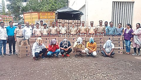 नाशिक : सहा संशयितांकडून ३२ लाखांचा मद्यसाठा जप्त