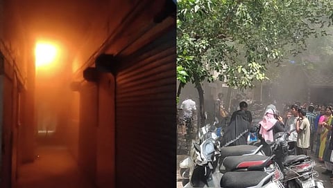 Fire In Dharavi : धारावीत इमारतीला आग; तरुण जखमी, तर चिमुरडीसह नऊ जणांना श्वसनाचा त्रास