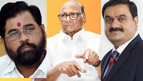 Sharad Pawar: शरद पवार मुख्यमंत्री शिदेंना, तर अदानी पवारांना भेटले!; राजकीय वर्तुळात चर्चांना ऊत
