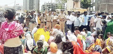 मुंढवा : सुविधांची हमी मिळेपर्यंत जागा देणार नाही; भीमनगर येथील रहिवाशांची भूमिका