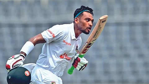 Najmul Hossain : नजमूलचे शतक; बांगला देश 5 बाद 362