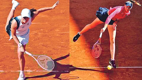 French Open : स्वायटेक, रूड, रिबाकिना तिसर्या फेरीत