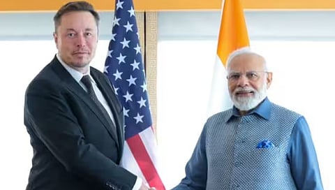 PM Modi-Elon Musk Visit