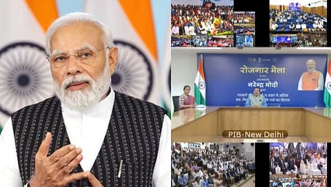 PM Modi in Rozgar Mela