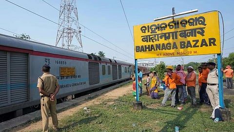 ओडिशा : रेल्वे अपघात झालेले बहानगा बाजार स्थानक सीबीआयकडून सील