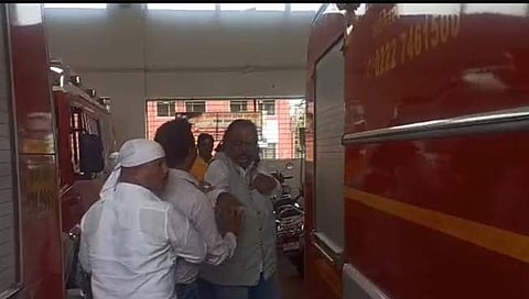 पनवेल महापालिका कार्यालयात करणी सेनेच्या अध्यक्षांना मारहाण