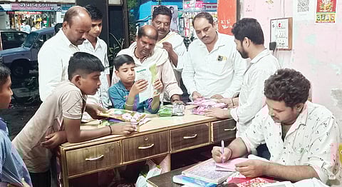 पाथर्डी तालुका : शेतकर्यांची बियाणे खरेदीसाठी झुंबड