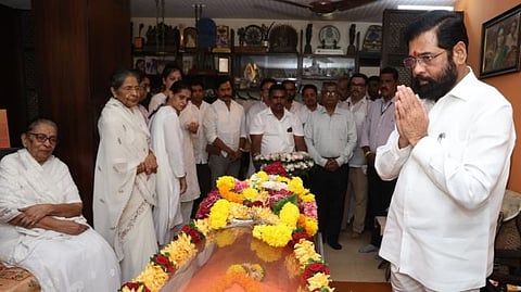 मुख्यमंत्री एकनाथ शिंदे यांनी सुलोचना लाटकर यांना श्रद्धांजली वाहिली