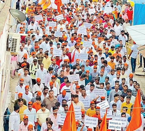 कुठल्याही धर्माला नाही, तर औरंगजेबवृत्तीस विरोध; मंचरमध्ये हिंदू जनगर्जना मोर्चा