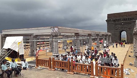 किल्ले रायगडावर शिवराज्याभिषेक सोहळ्याची तयारी अंतिम टप्प्यात