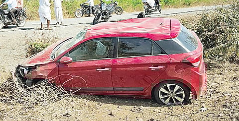 नगर : गुळगुळीत रस्त्यामुळे एकाच दिवशी पाच अपघात