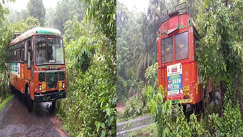 एसटी बस अपघात