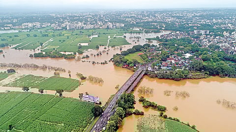 Kolhapur Panchganga water level | कोल्हापूर जिल्ह्यात संततधार कायम, पंचगंगेची पाणी पातळी ४१ फुटांवर