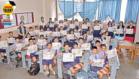 कोल्हापूर : शाळांमध्ये ‘पुढारी टॅलेंट सर्च एक्झाम’चा जागर!