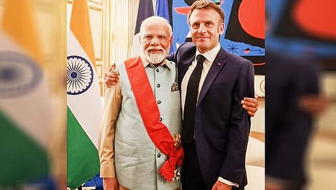 नरेंद्र मोदी यांना फ्रान्सचा सर्वोच्च नागरी पुरस्कार
