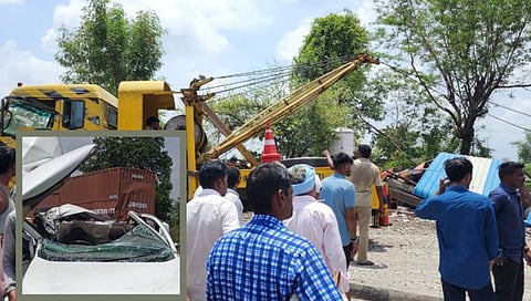 Dhule Accident : वेगाने जाणाऱ्या डंपरची अनेक वाहनांना धडक, ‘आठ’ जणांचा मृत्यू