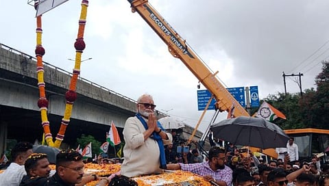 नाशिकमध्ये छगन भुजबळ यांचे जोरदार स्वागत