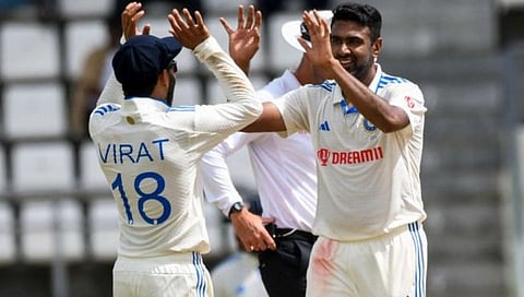 IND vs WI 1st Test : विंडीजची त्रेधातिरपिट; अश्विनच्या फिरकीने विंडीजचा डाव १५० धावांत गुंडाळला