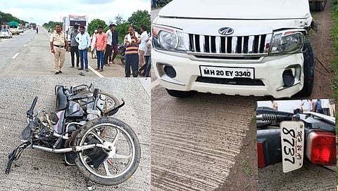 केज-बीड मार्गावरील मस्साजोग येथे अपघात; चारचाकीच्या धडकेत दुचाकीस्वार तरुण ठार | kaij-Beed Road Accident