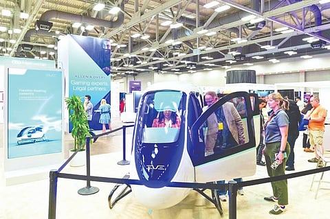 ब्राझीलमध्ये फ्लाईंग टॅक्सीचे प्रदर्शन