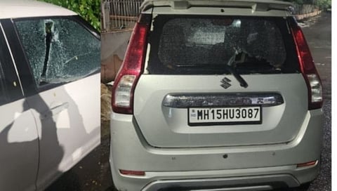 नाशिकमध्ये सलग दुसऱ्या दिवशी वाहनांची तोडफोड