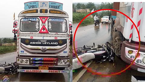 नांदेड : ट्रक-दुचाकीची समोरासमोर धडक; चार जण जखमी | Nanded Accident