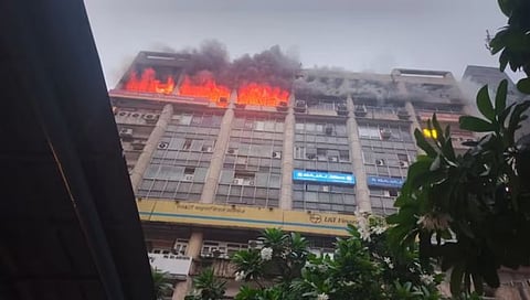 New Delhi Fire Brokeout